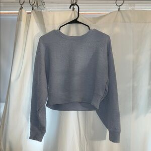 Cozy Blue Crew Neck Sweater